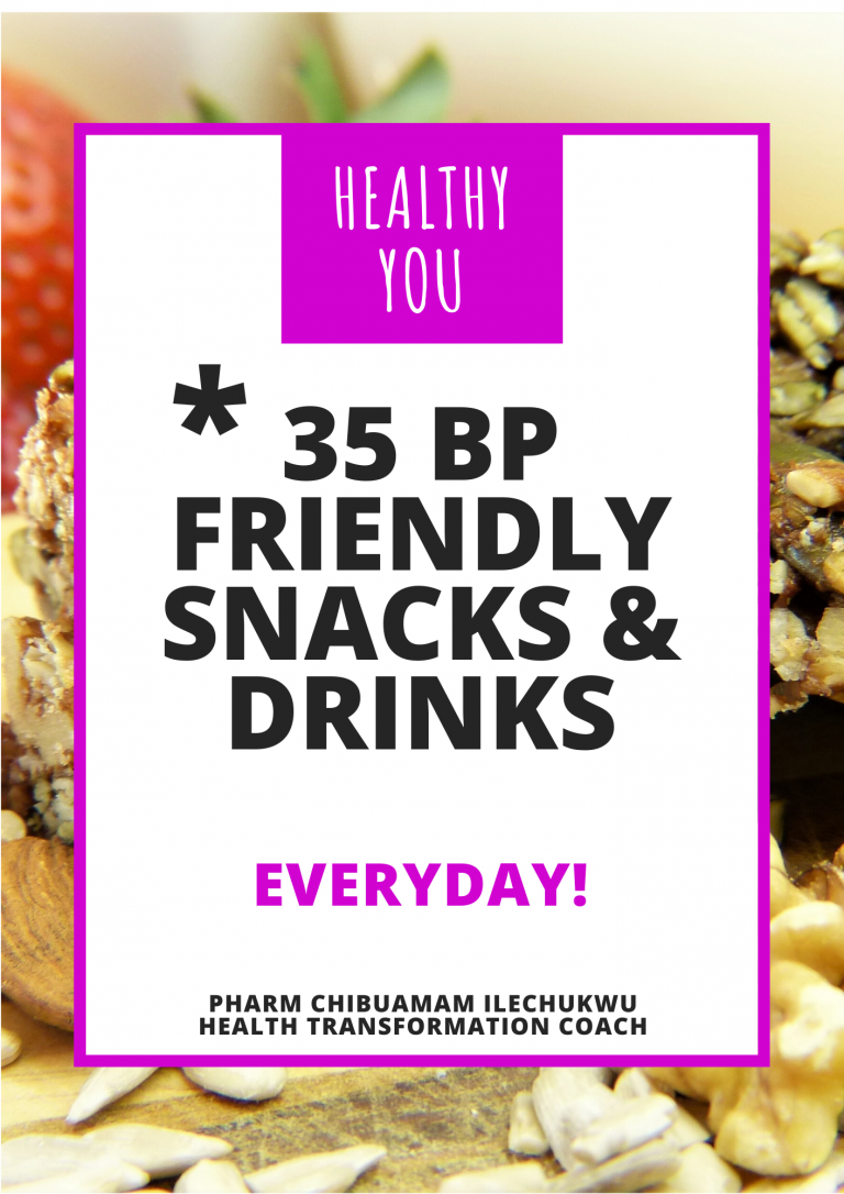 High BP Healthy Snacks and Juices